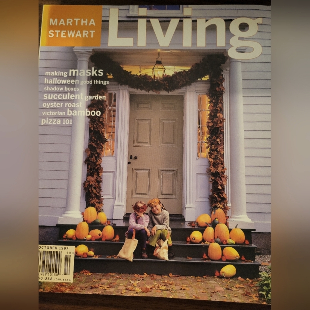Martha Stewart Living Magazine October 1997